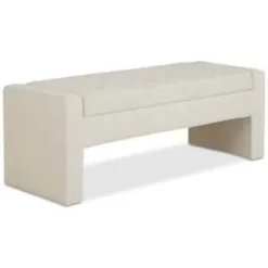 Madison Park Gillian Storage Bench In Cream - Olliix FPF18-0524
