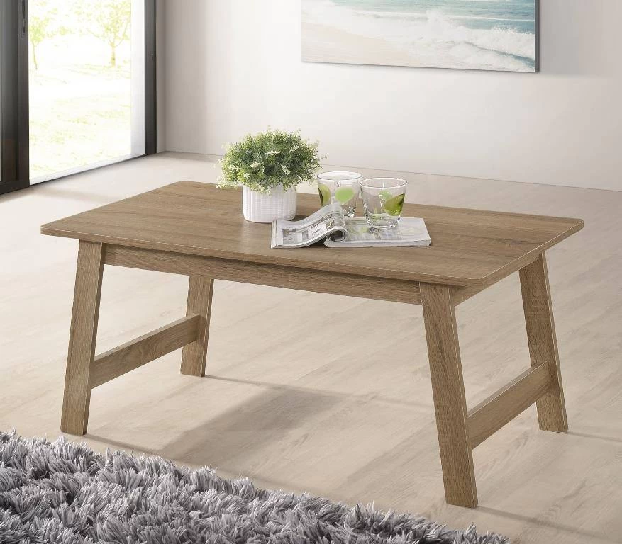 Matt Cocktail Table In Craftman Oak - Progressive Furniture T173-01 1 Matt Cocktail Table In Craftman Oak - Progressive Furniture T173-01