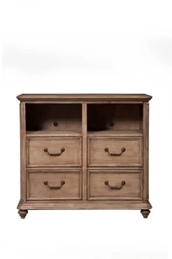 Melbourne 4 Drawer TV Media Chest - Alpine Furniture 1200-11