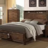 Merrilee Queen Bed W/ Storage In Oak - Acme Furniture 21680Q