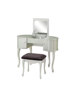 Paloma Vanity Set - Linon 580425SIL01U