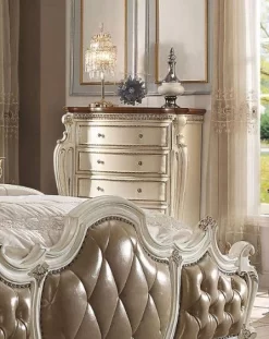 Picardy Chest In Antique Pearl & Cherry Oak - Acme Furniture 26906