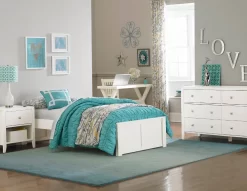 Hillsdale Kids And Teen Pulse Wood Full Platform Bed, White - 33002N