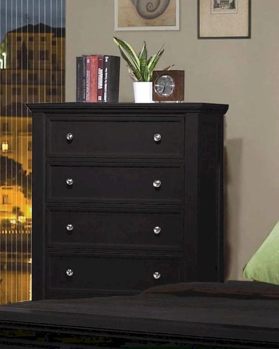 Sandy Beach Black Chest - Coaster 201325 1 Sandy Beach Black Chest - Coaster 201325