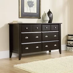 Shoal Creek Dresser In Jamocha Wood Finish - Sauder 409937
