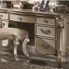 Vendome Vanity Desk In Gold Patina & Bone - Acme Furniture 23007