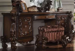 Versailles Vanity Desk In Cherry Oak - Acme Furniture 21107