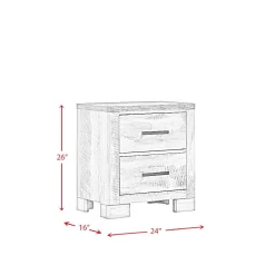 Adam 2-Drawer Nightstand - Picket House Furnishings MC300NS 18 Adam 2-Drawer Nightstand - Picket House Furnishings MC300NS -Home Haven Deals mc300ns 9