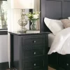 Paragon Three Drawer Nightstand In Black - Modus 4N0281
