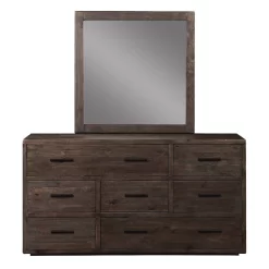 McKinney Seven Drawer Solid Wood Dresser In Espresso Pine - Modus AKK182 -Home Haven Deals modus1 akk182 2