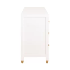 Traditions Stella 6-Drawer Double Dresser - Essentials For Living 6136.WHT/BBRS -Home Haven Deals stelladresser mattewhite 1 04