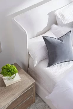 Stitch & Hand - Chair & Bed Upholstery Stewart Queen Bed - Essentials For Living 7126-1.LPPRL/NG -Home Haven Deals stewartupholsterdbed livesmartpeytonpearl 2 02