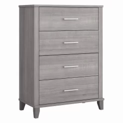 Bush Furniture Somerset Chest Of Drawers In Platinum Gray - Bush Business Furniture STS132PG