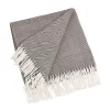 Saro Acrylic Herringbone Throw - Saro Lifestyle TH415.CT5060