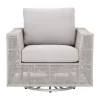 Woven Tropez Outdoor Swivel Rocker Sofa Chair - Essentials For Living 6843-1SRCK.WTA/PUM