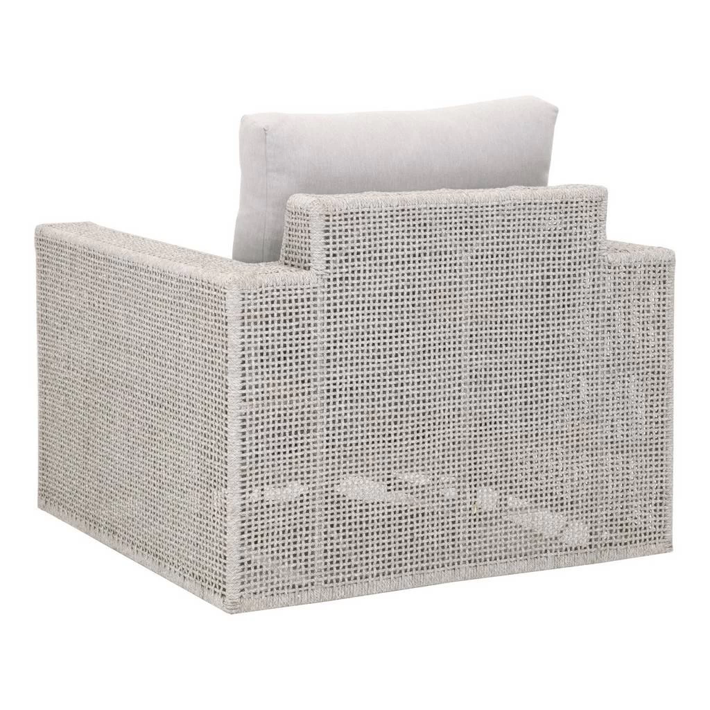 Woven Tropez Outdoor Swivel Rocker Sofa Chair - Essentials For Living 6843-1SRCK.WTA/PUM 4 Woven Tropez Outdoor Swivel Rocker Sofa Chair - Essentials For Living 6843-1SRCK.WTA/PUM - Image 4