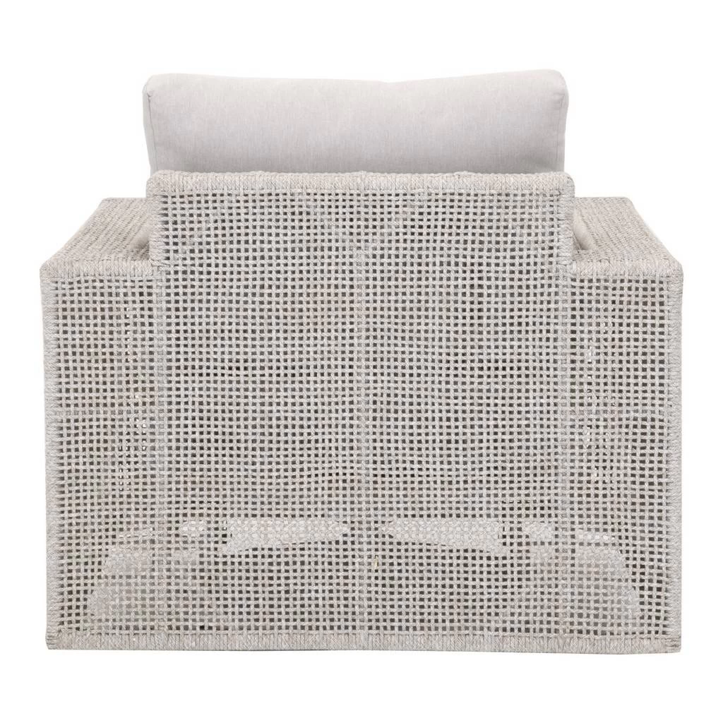 Woven Tropez Outdoor Swivel Rocker Sofa Chair - Essentials For Living 6843-1SRCK.WTA/PUM 5 Woven Tropez Outdoor Swivel Rocker Sofa Chair - Essentials For Living 6843-1SRCK.WTA/PUM - Image 5
