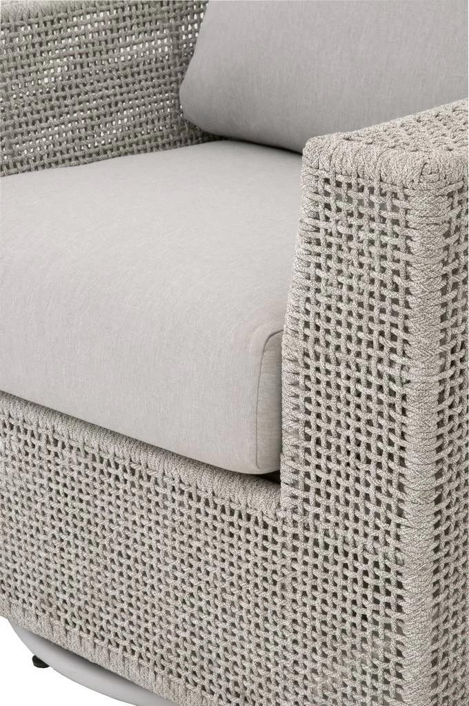 Woven Tropez Outdoor Swivel Rocker Sofa Chair - Essentials For Living 6843-1SRCK.WTA/PUM 6 Woven Tropez Outdoor Swivel Rocker Sofa Chair - Essentials For Living 6843-1SRCK.WTA/PUM - Image 6