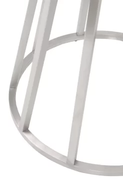 Traditions Turino Round Dining Table Base - Essentials For Living 6060.BSTL -Home Haven Deals turinocarrera54rounddiningtablebase brushedstainlesssteel 2 02