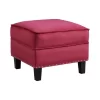 Teagan Ottoman In Red - Picket House Furnishings UTF287000E