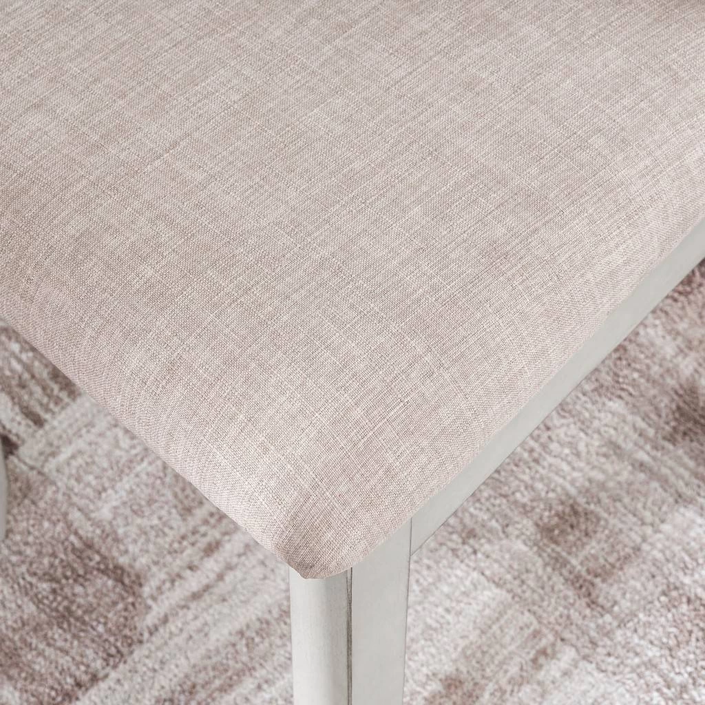 Lafayette White Wood Wood Upholstered Dining Chair (Set Of 2) - Vifah V839 6 Lafayette White Wood Wood Upholstered Dining Chair (Set Of 2) - Vifah V839 - Image 6