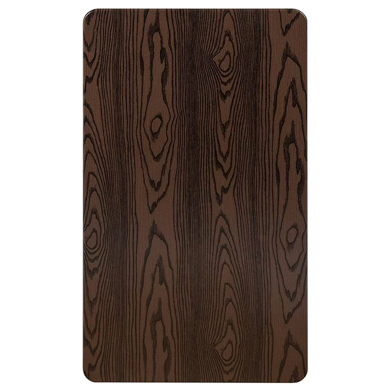 24" X 42" Rectangular Rustic Wood Laminate Table Top - Flash Furniture XU-2442-WD-GG 2 24" X 42" Rectangular Rustic Wood Laminate Table Top - Flash Furniture XU-2442-WD-GG - Image 2