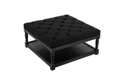 Athena Square Coffee Table In Black - Shatana Home Z-ATHENA-SQ CT BLACK -Home Haven Deals z athena sq ct black 1