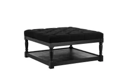 Athena Square Coffee Table In Black - Shatana Home Z-ATHENA-SQ CT BLACK